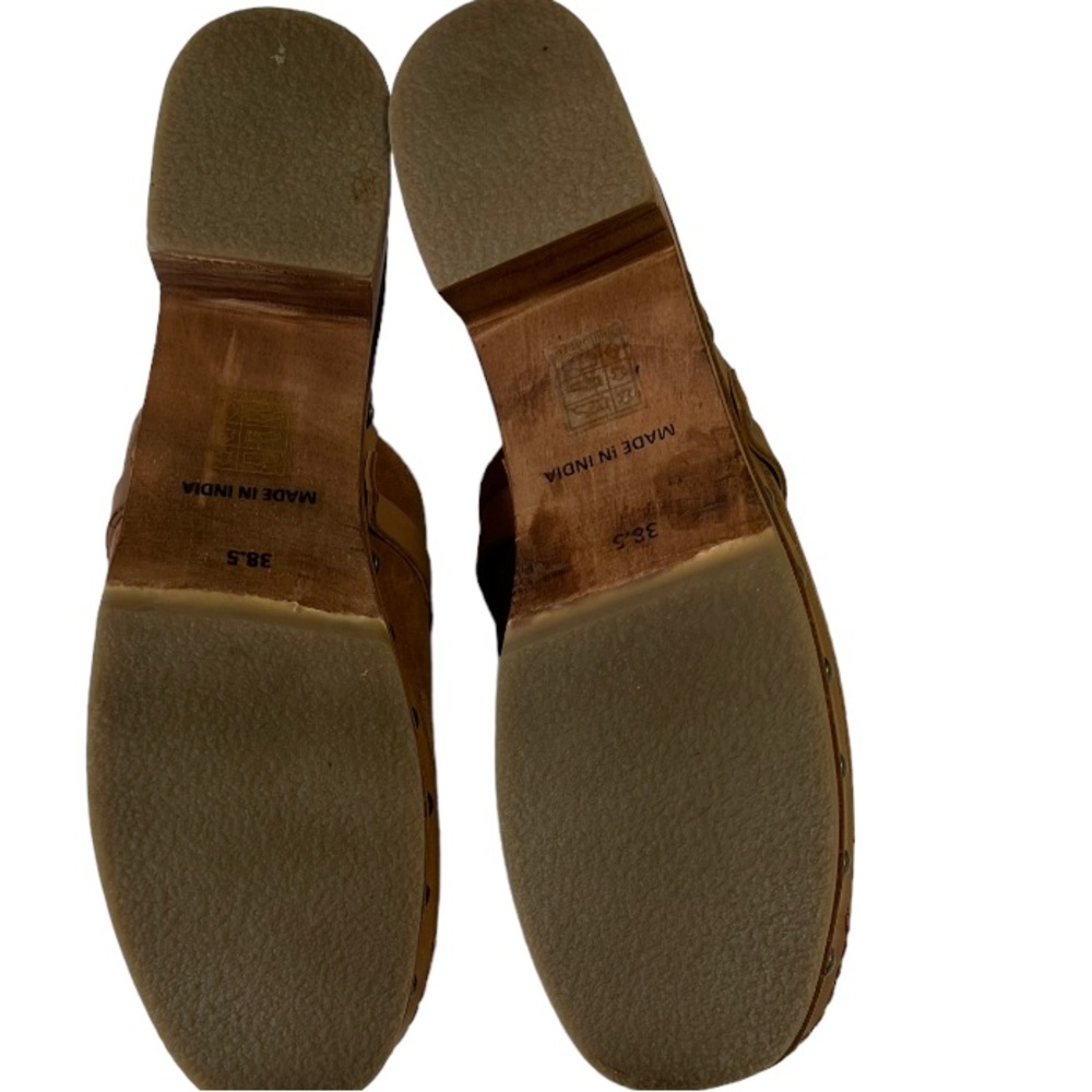 Free People Calabasas Platform Brown Suede Clog Women’s Size 8 - Picture 7 of 11